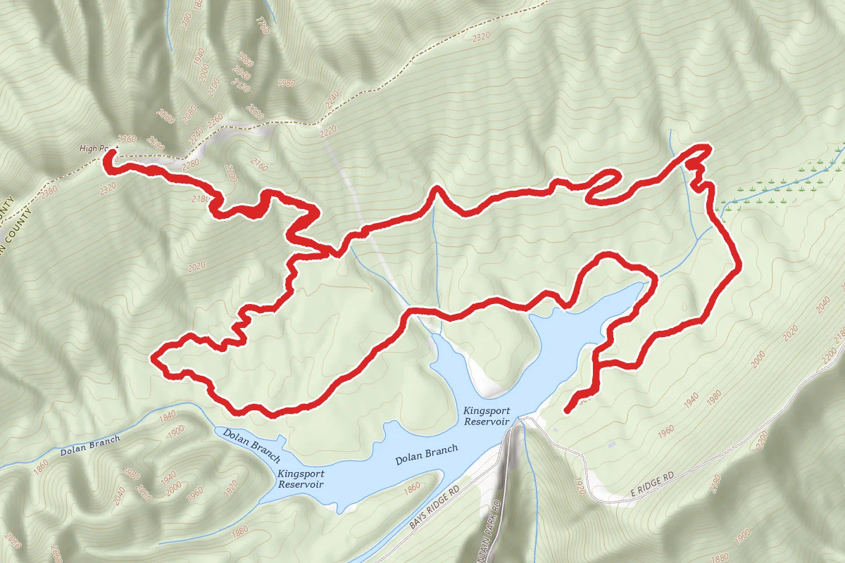 Bays Mountain Fire Tower Loop