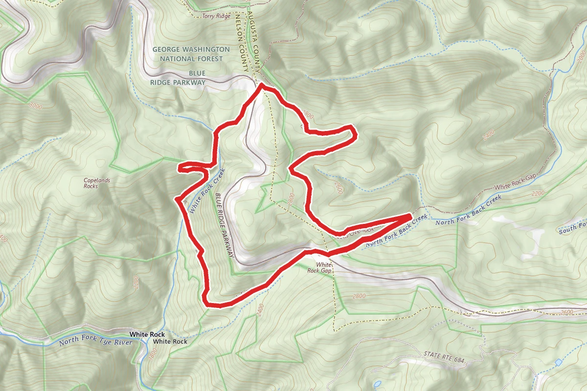 White Rock Falls Loop