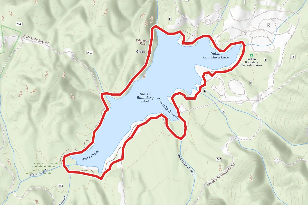 Indian Boundary Lake Trail