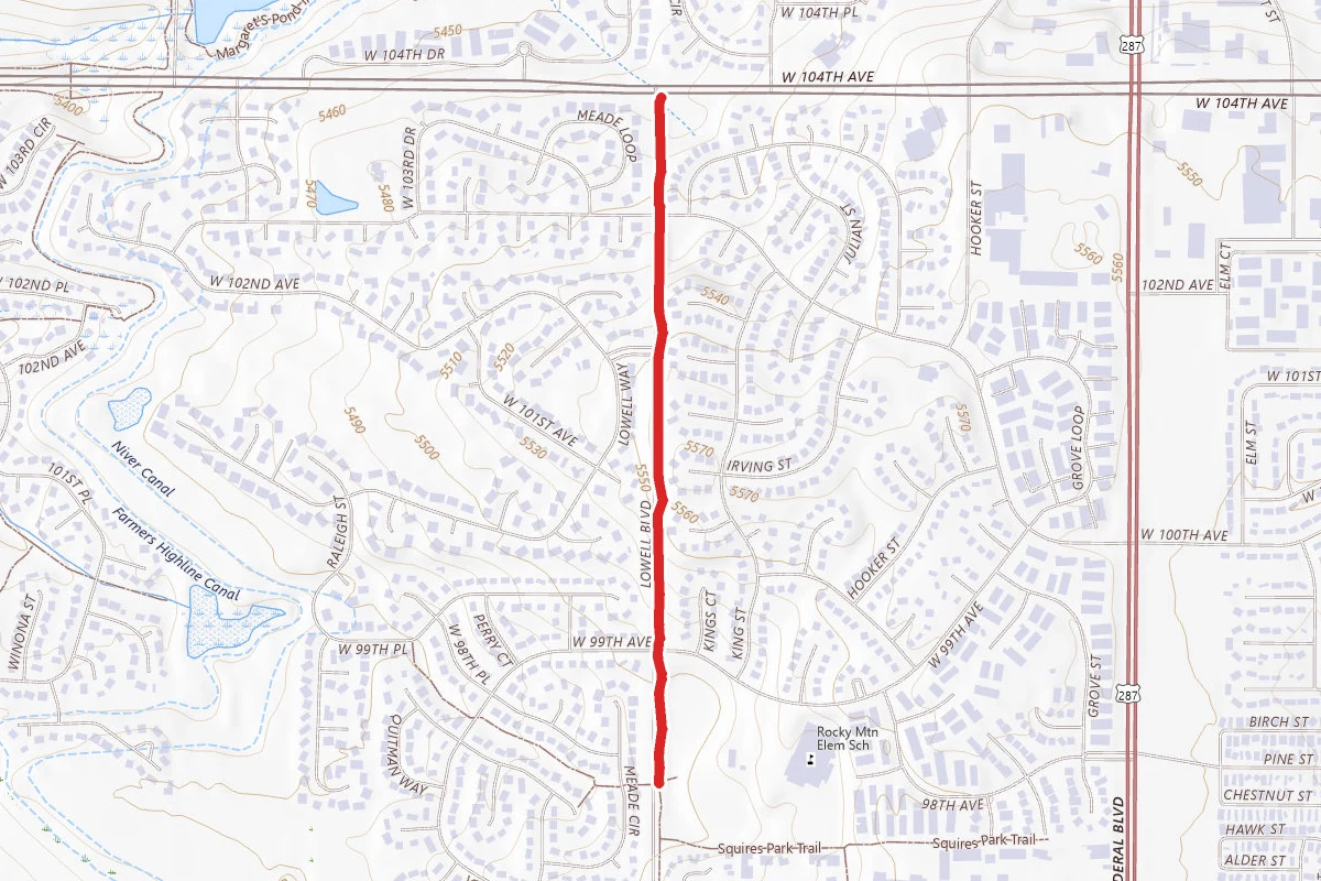 Lowell Boulevard Trail