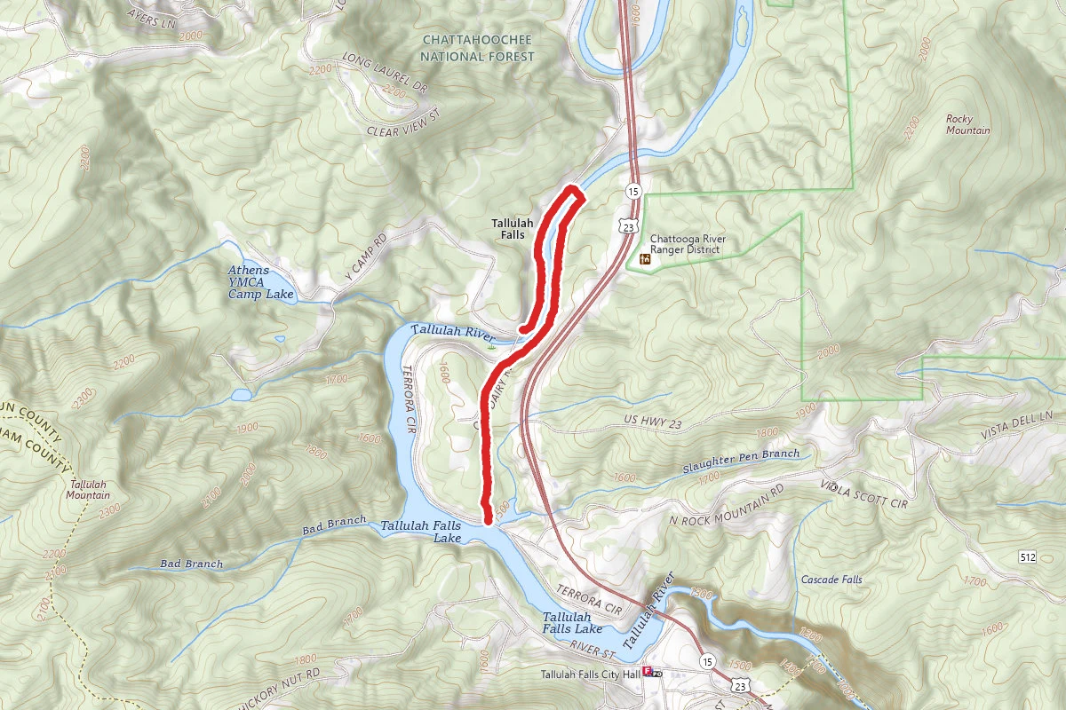 Tallulah Falls Rail Trail