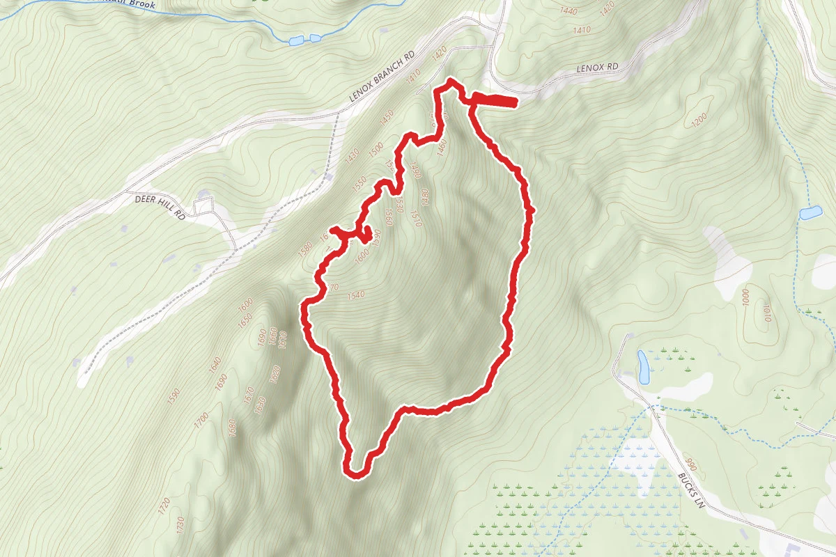 Olivia's Overlook Via Charcoal Trail