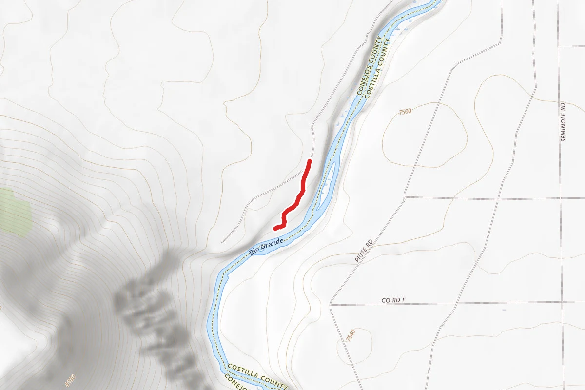 South Labatos Bridge River Access Road