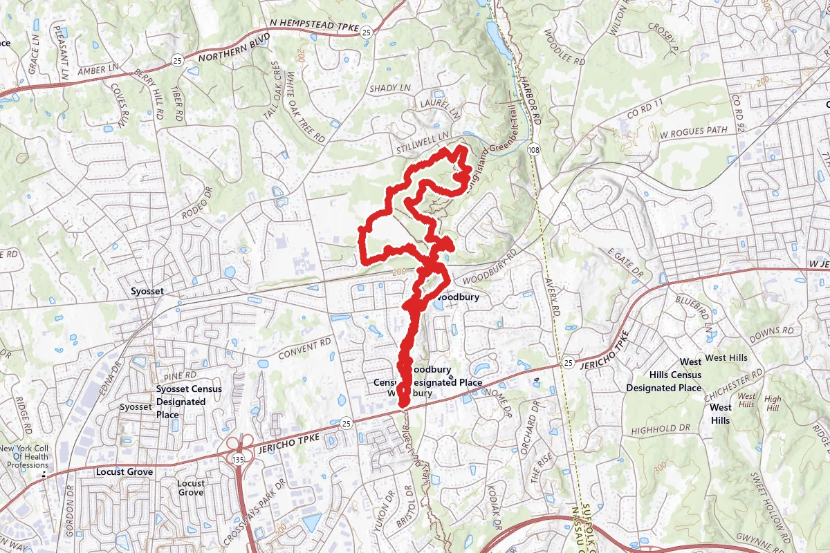 Stillwell Woods Loop via Trail View