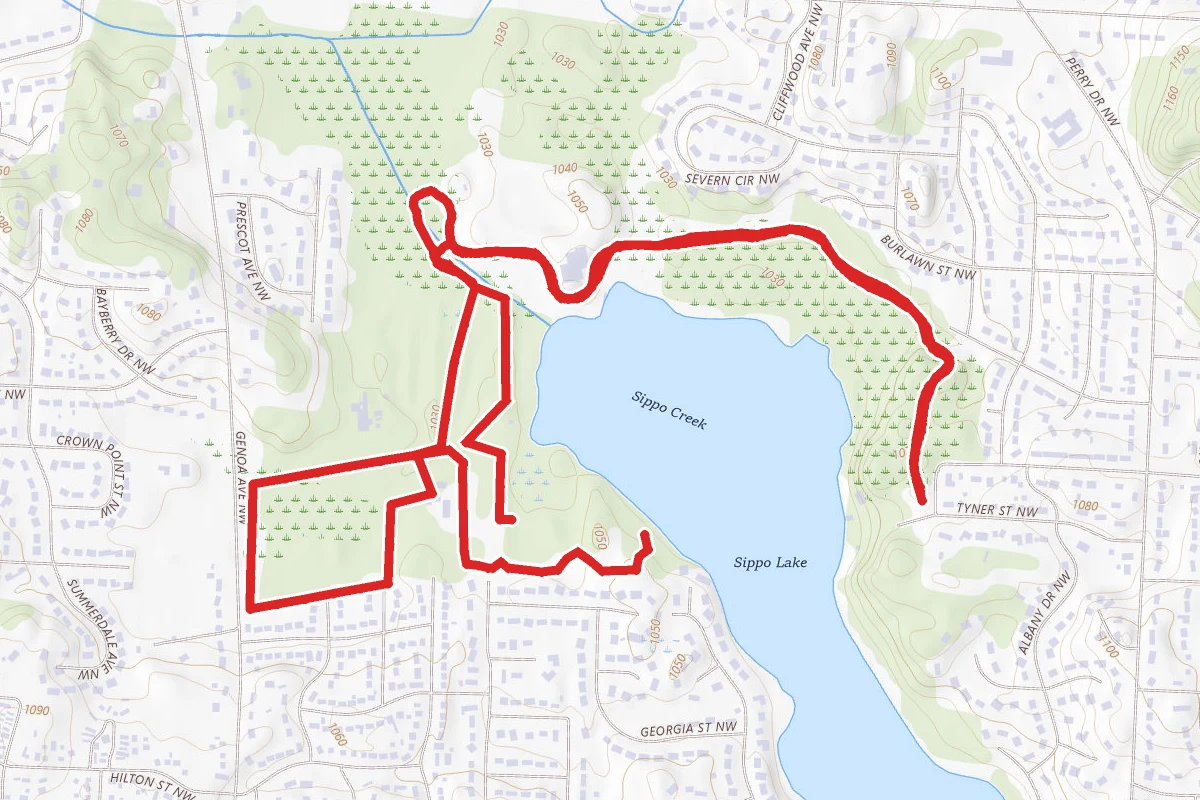 Sippo Lake Trail