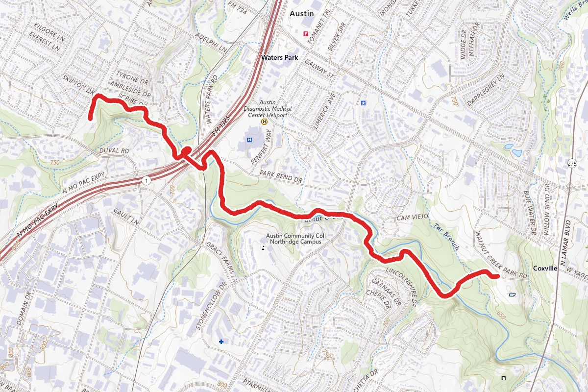 Northern Walnut Creek Trail