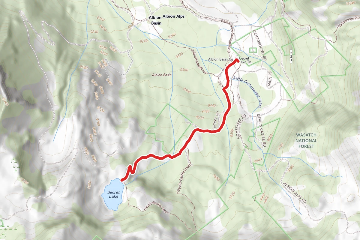 Cecret Lake Trail