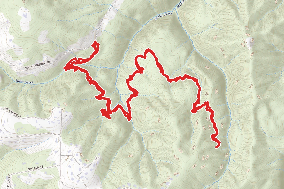 Wildwood Trail via Newberry Road Trailhead