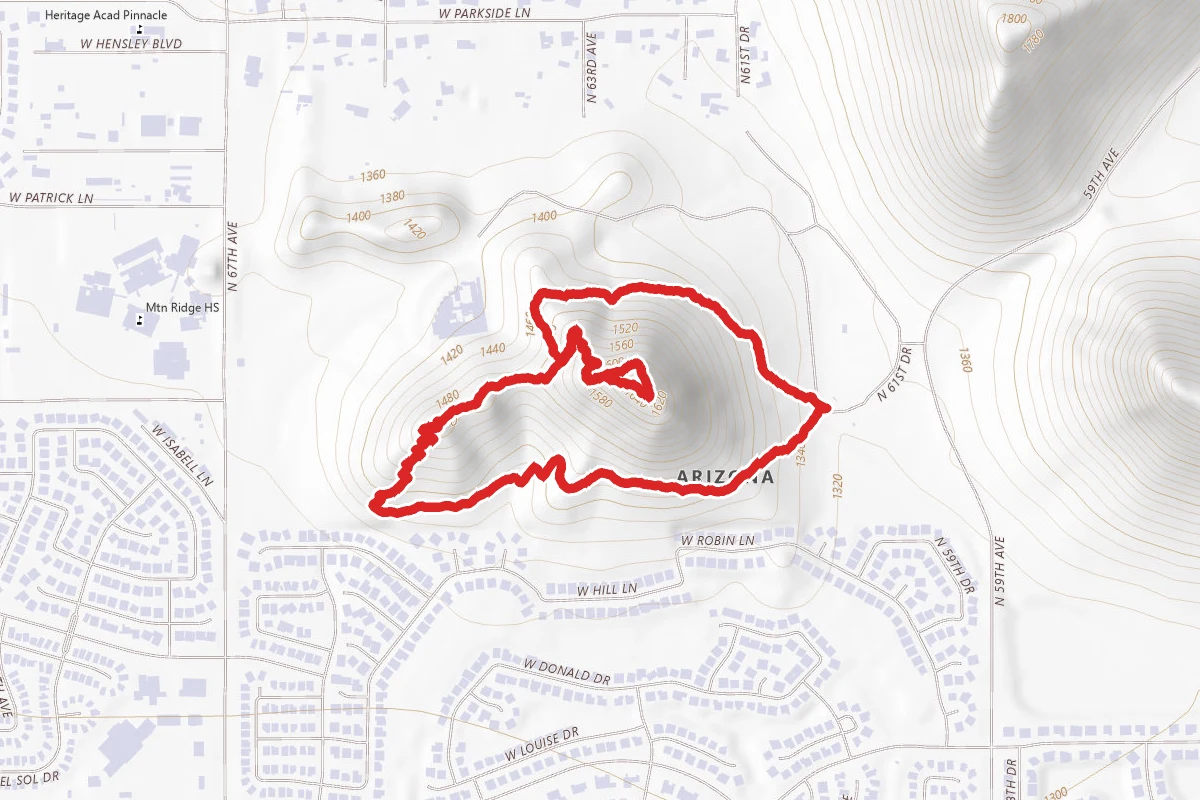 Coach Whip, Ridgeline and Sunrise Loop