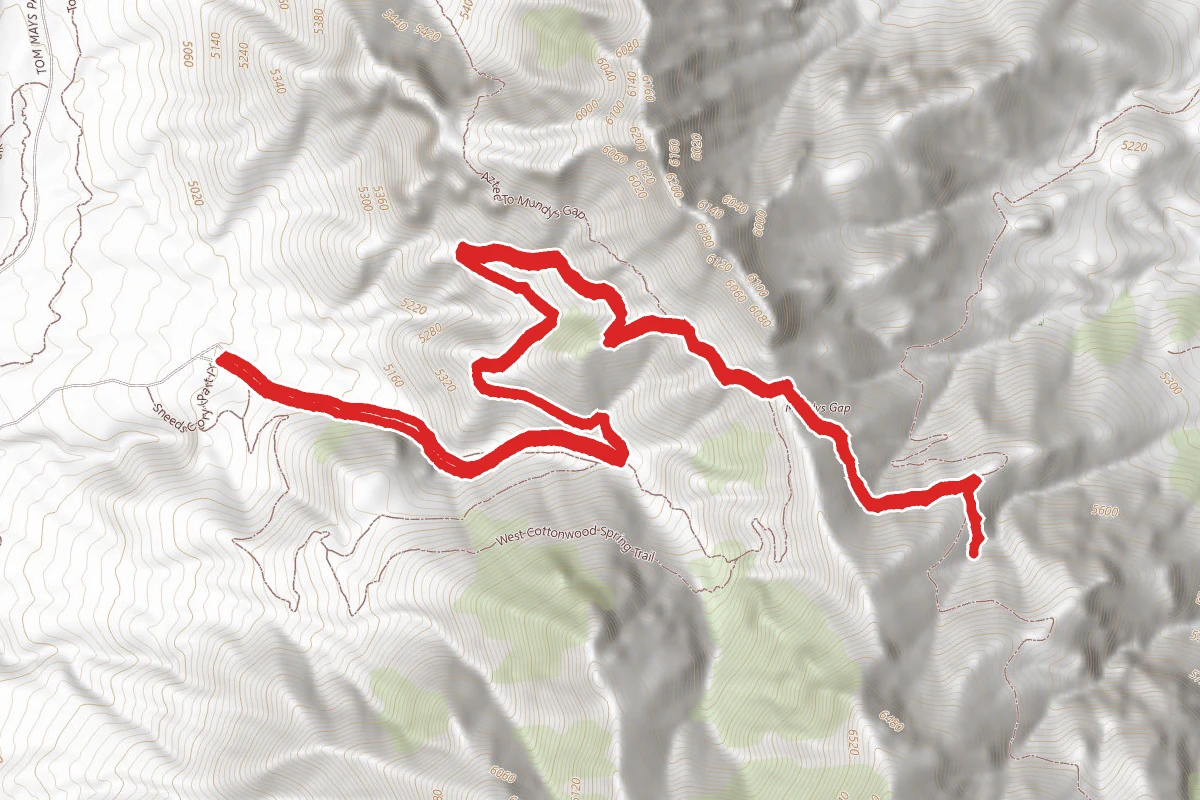East Cottonwood Spring Trail