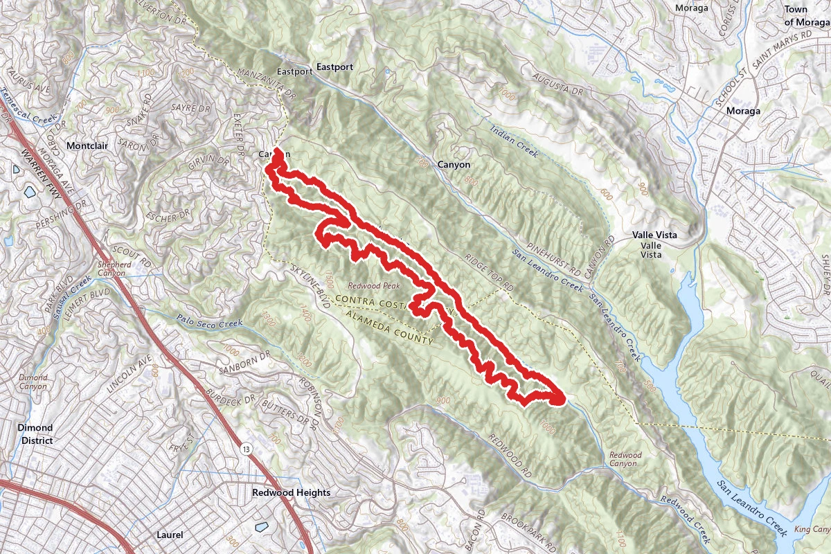 French, Bridle and Stream Trail Loop