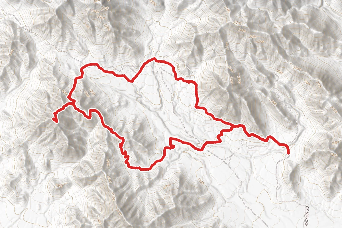 Turnbuckle, Granite Falls, Chuckwalla and Pyrite Trail Loop