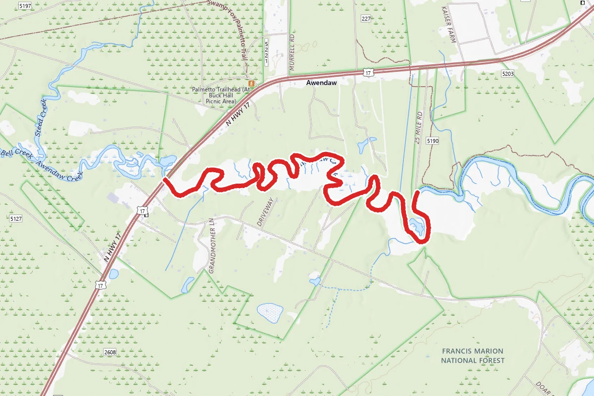 Awendaw Creek Canoe Trail West