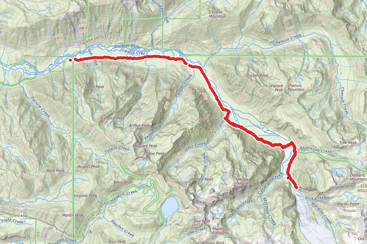 Carbon Glacier Trail