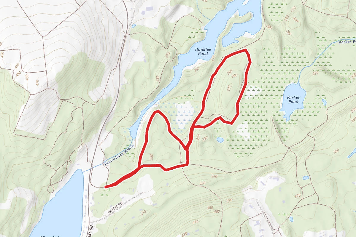 Dunklee Pond and Parker Pond Loop Trail