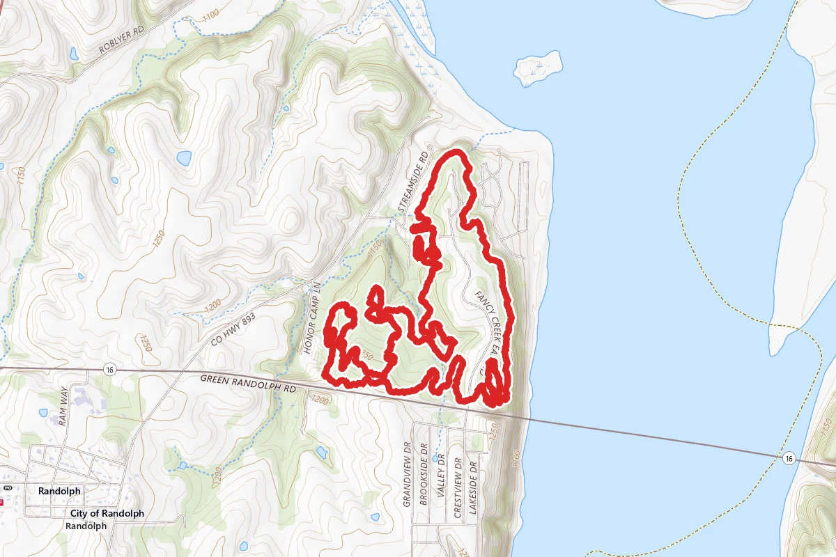 Fancy Creek Mountain Bike Trail