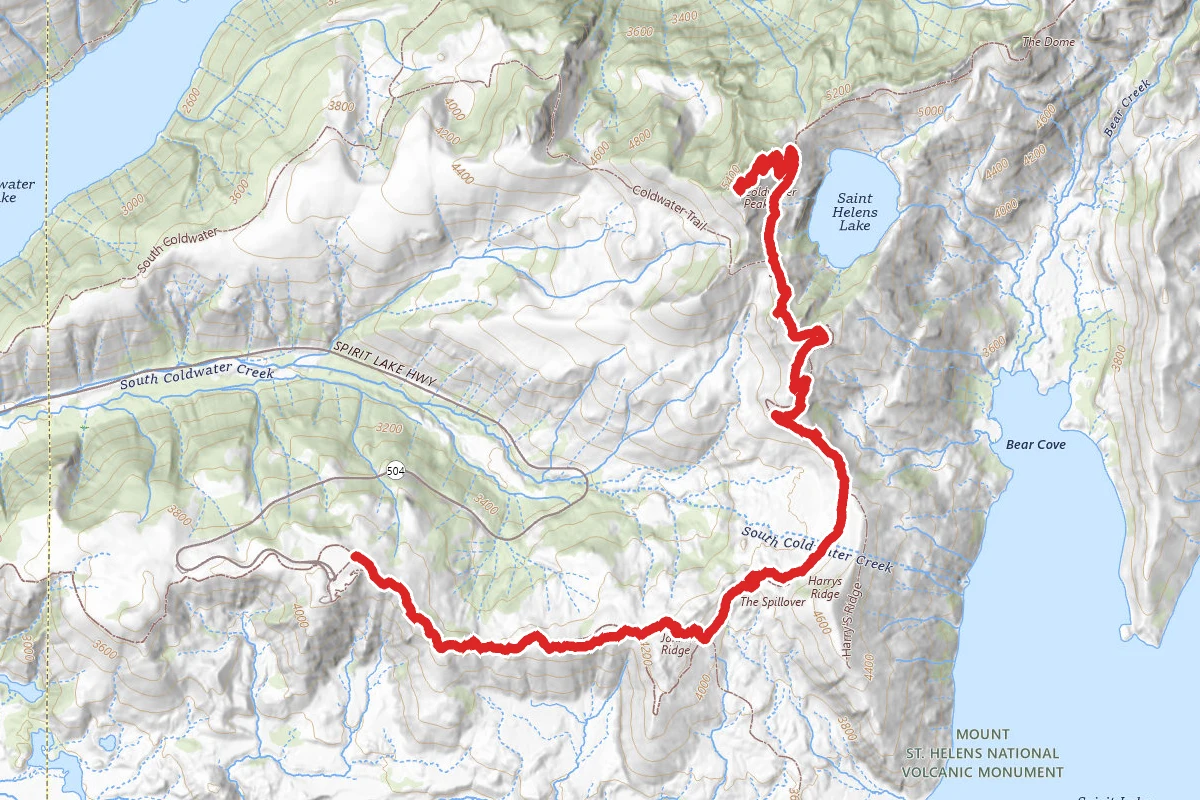 Boundary Trail to Coldwater Peak