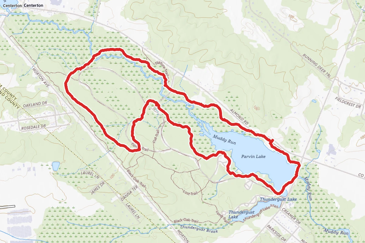 Parvin Lake and Long Loop