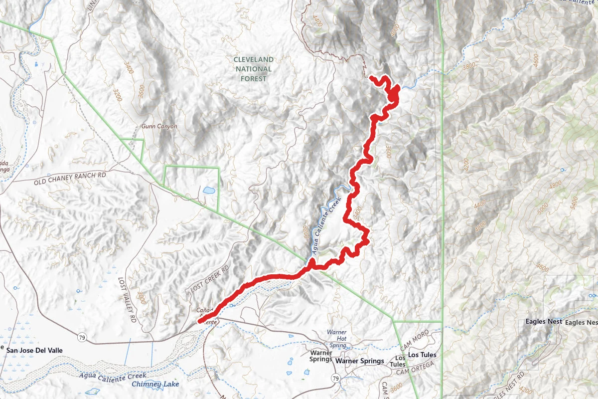 Agua Caliente Creek Trail
