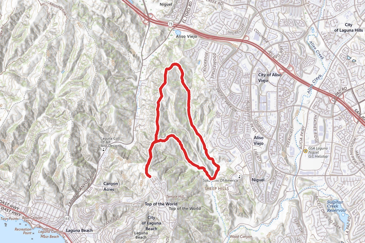 West Ridge, Lynx, Wood Canyon, Mathis Canyon