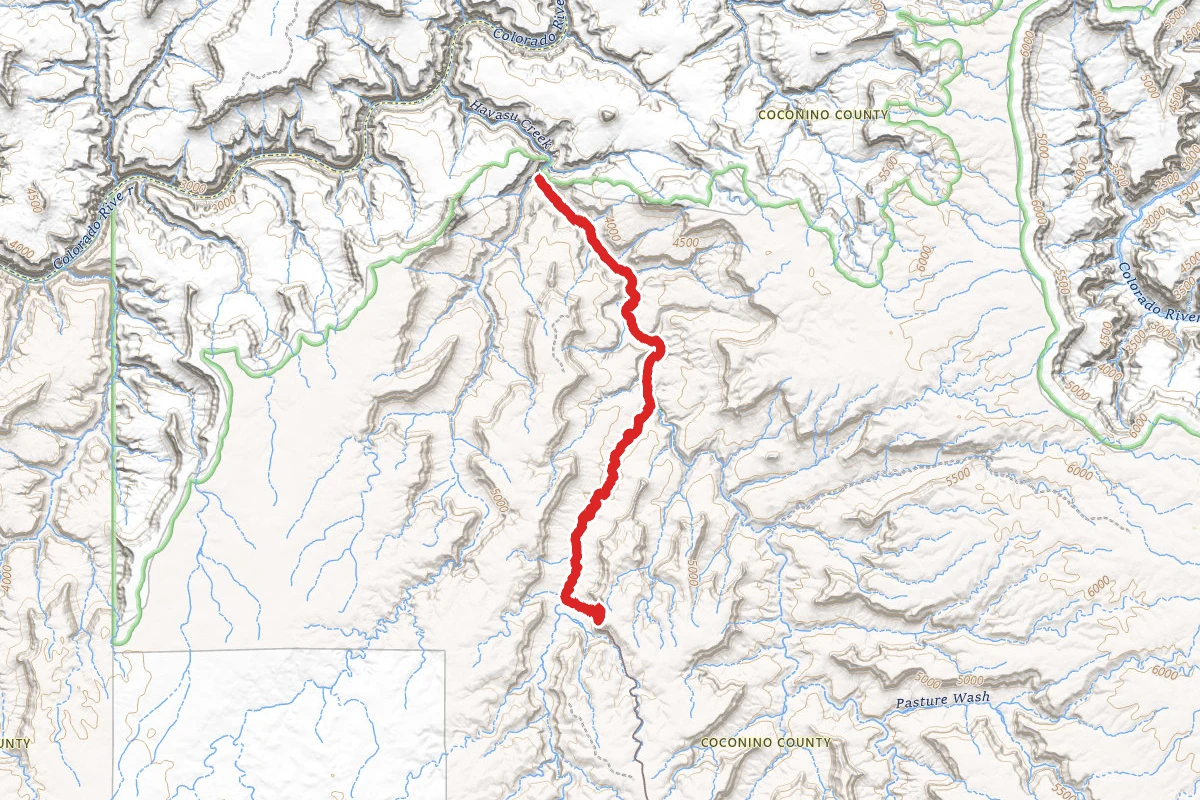 Havasu Falls, Mooney Falls, and Beaver Falls