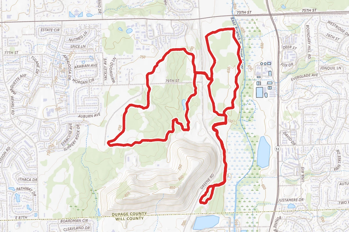 Main and Greene Valley Loop Trail