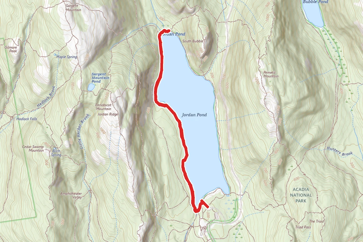 Jordan Pond West Side Trail