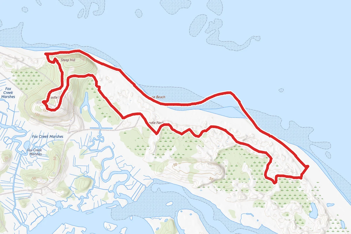 Steep Hill Beach and Crane Beach Loop