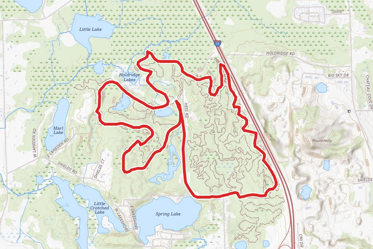 Holdridge Lakes Loops