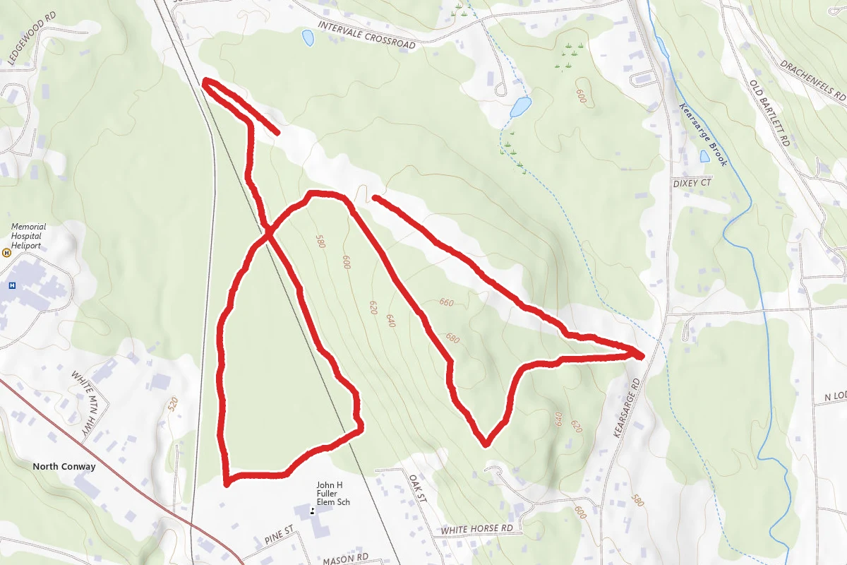 Powerline, Whitaker Lane and Vista Trail