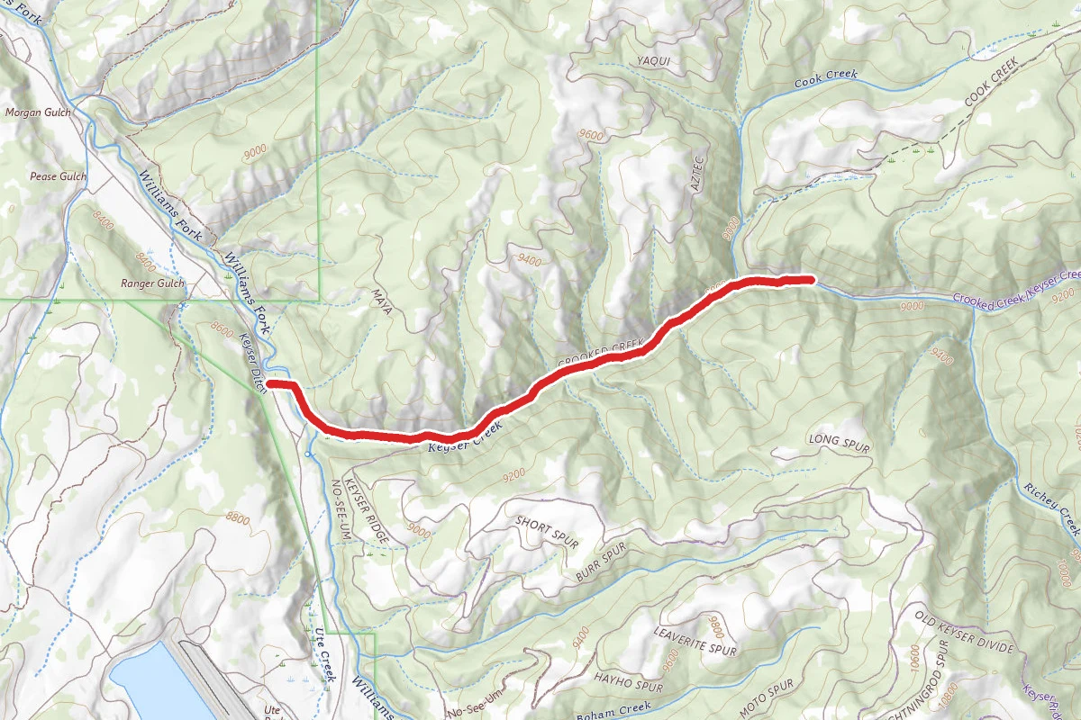 Crooked Creek/Keyser Creek Road
