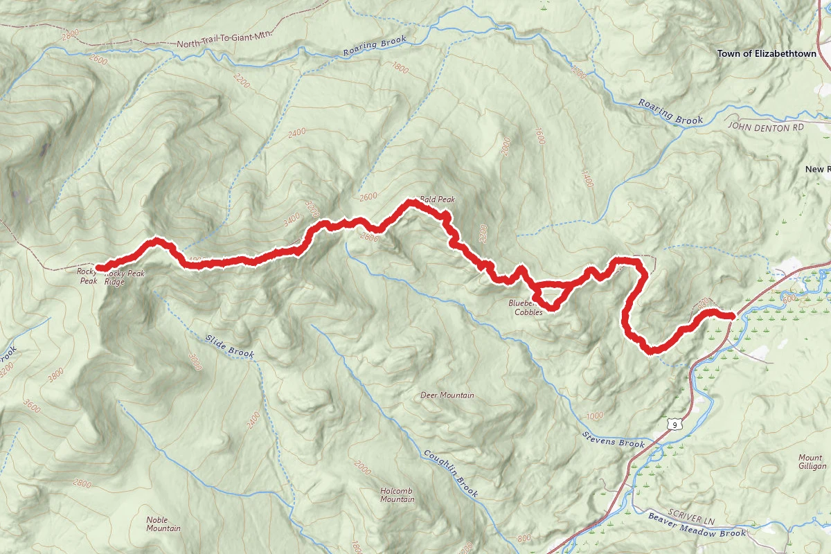 Rocky Peak Ridge from New Russia
