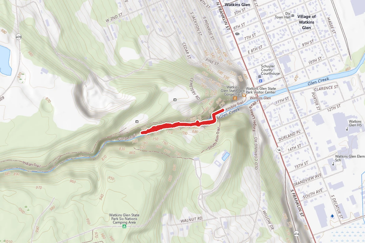 Gorge Trail and Lovers Lane Loop