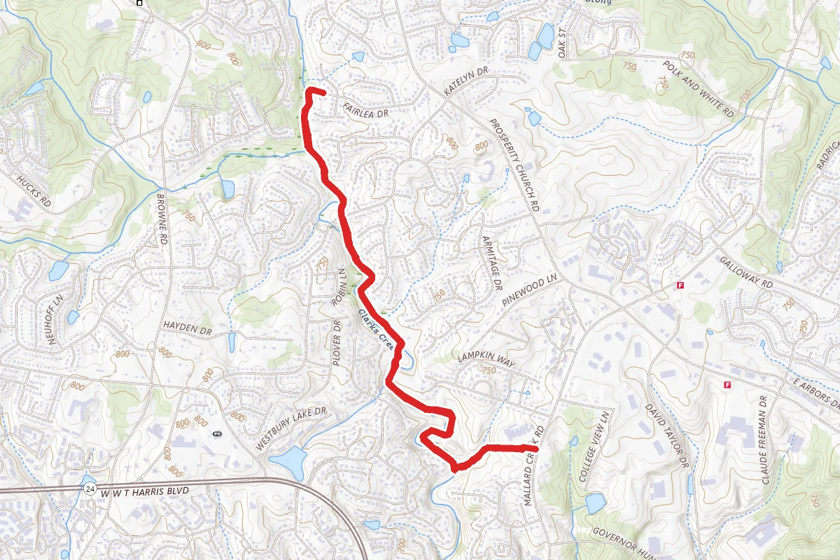 Clark's Creek Greenway Trail