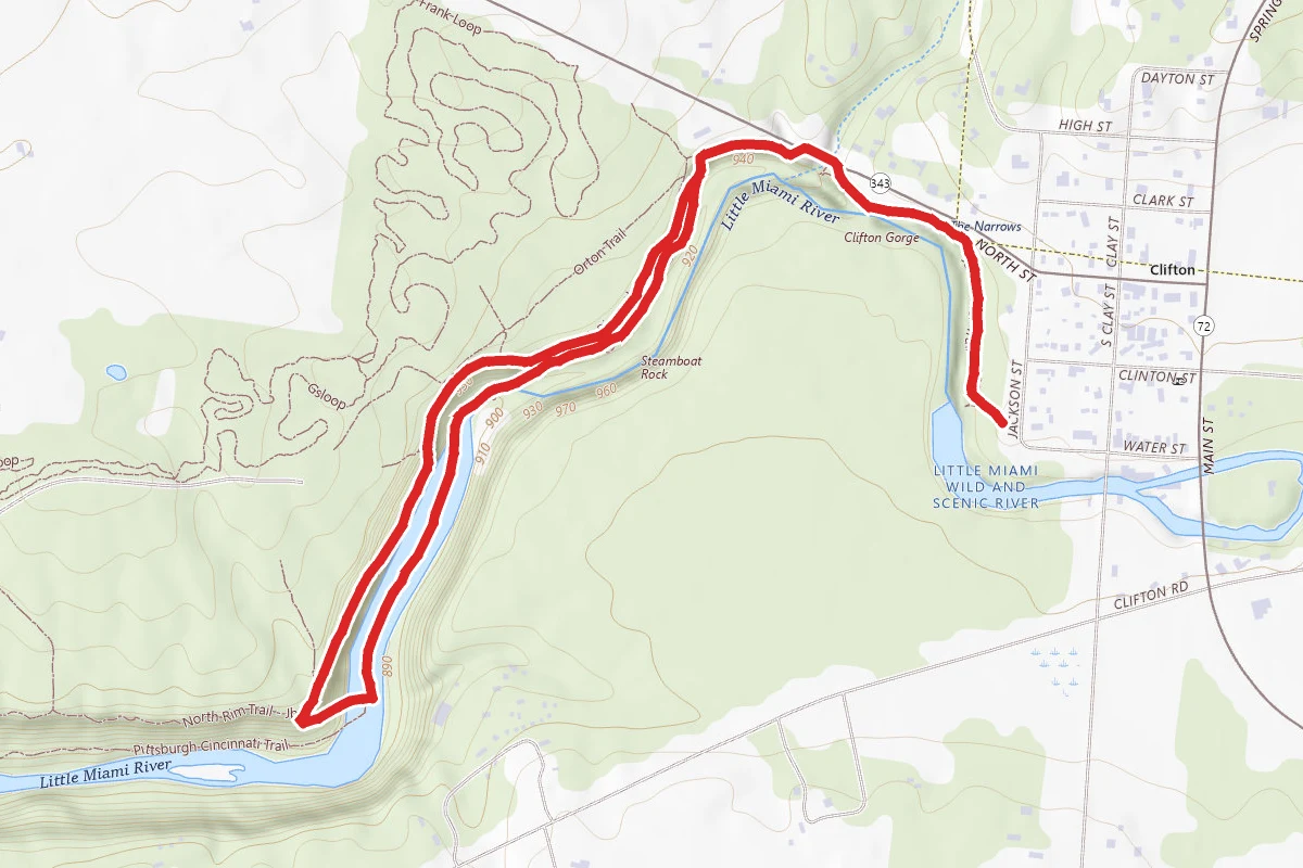 John L. Rich and North Rim Trail Loop