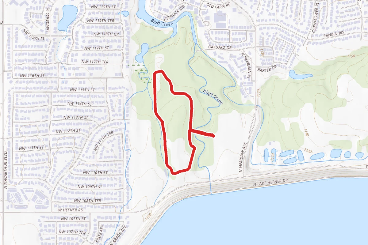 Bluff Creek Park Paved Loop
