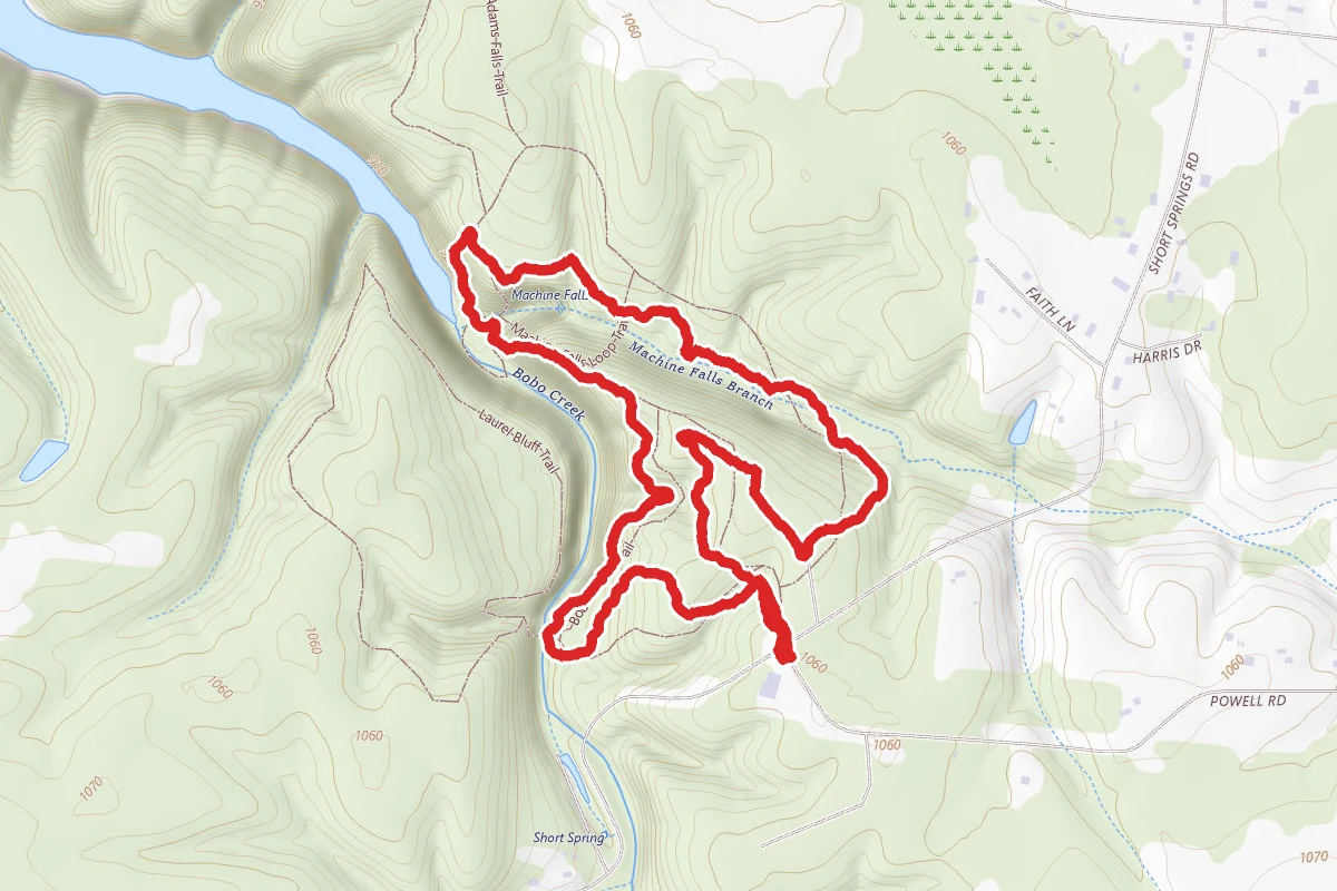 Busby and Machine Falls Loop