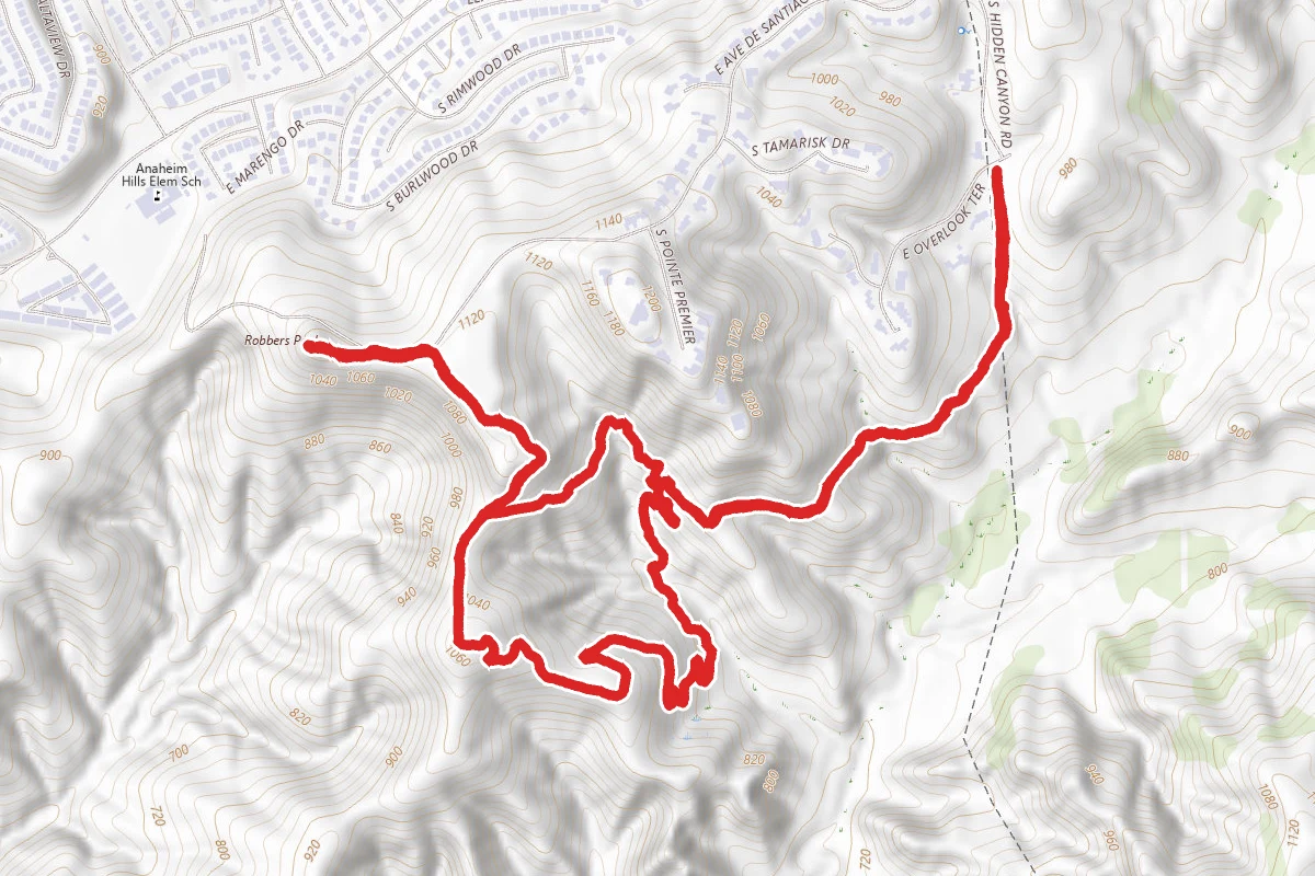 Weir Canyon to Robbers Peak and Deer Trail