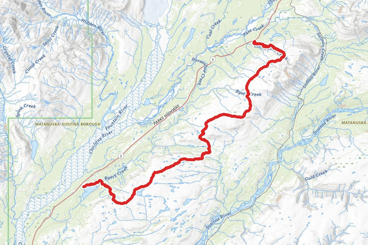 Kesugi Ridge (Curry Ridge) Trail
