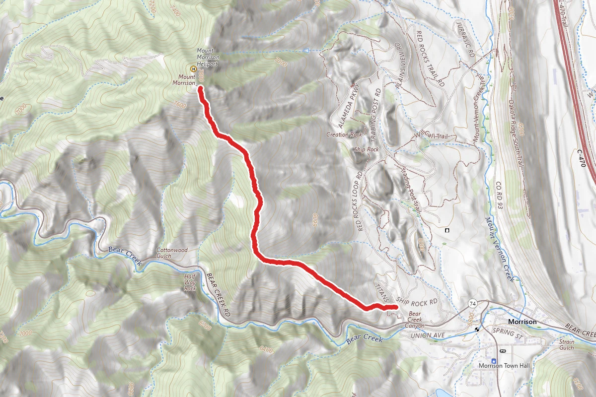 Mount Morrison South Ridge Trail