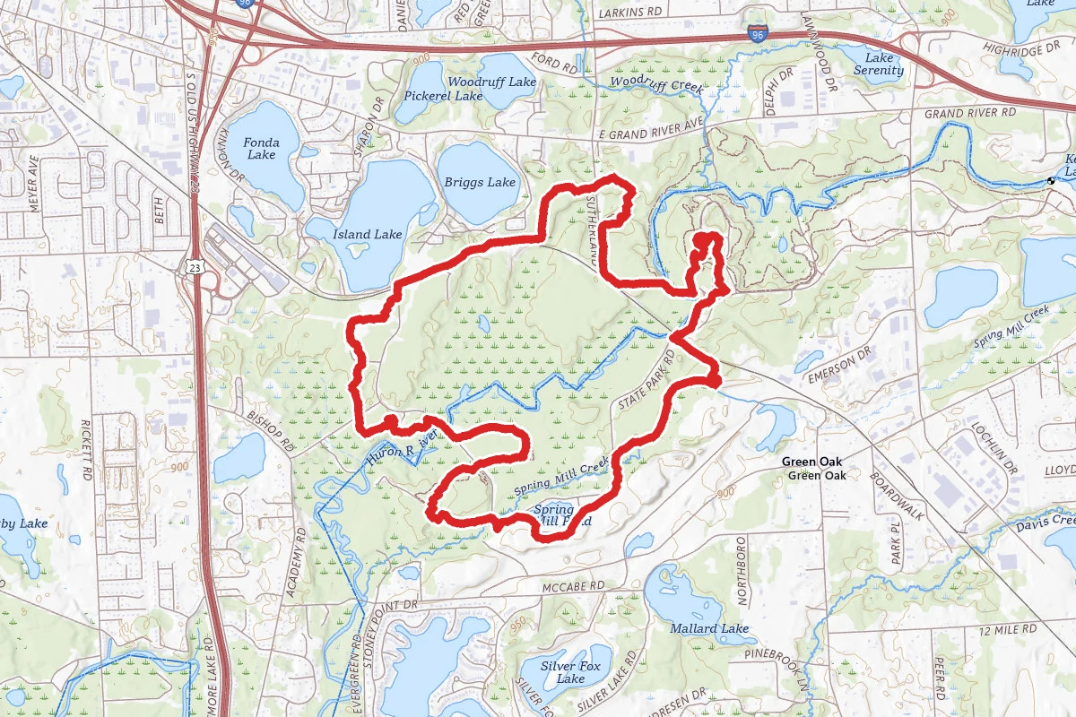 Island Lake Blue Trail Loop