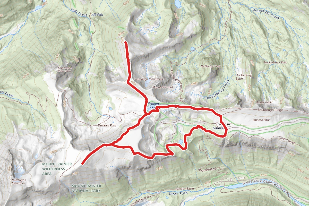 Sunrise Rim Trail Loop and Mount Fremont Lookout