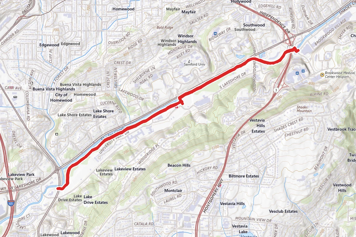 Lakeshore Trail (Homewood Shades Creek Greenway)