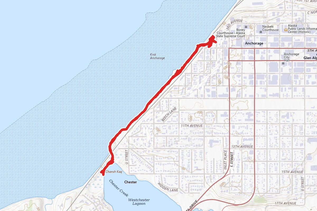 Elderberry Park to Westchester Lagoon