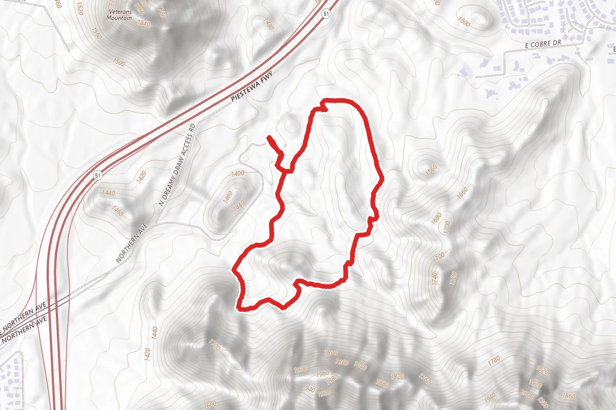220, 100, Perl Charles and 1A Trail Loop