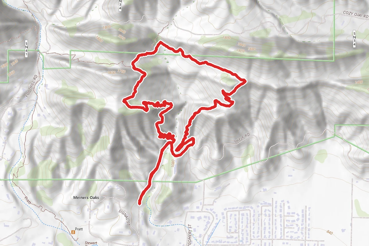 Fox Canyon, Foothill, and Luci's Trails Loop