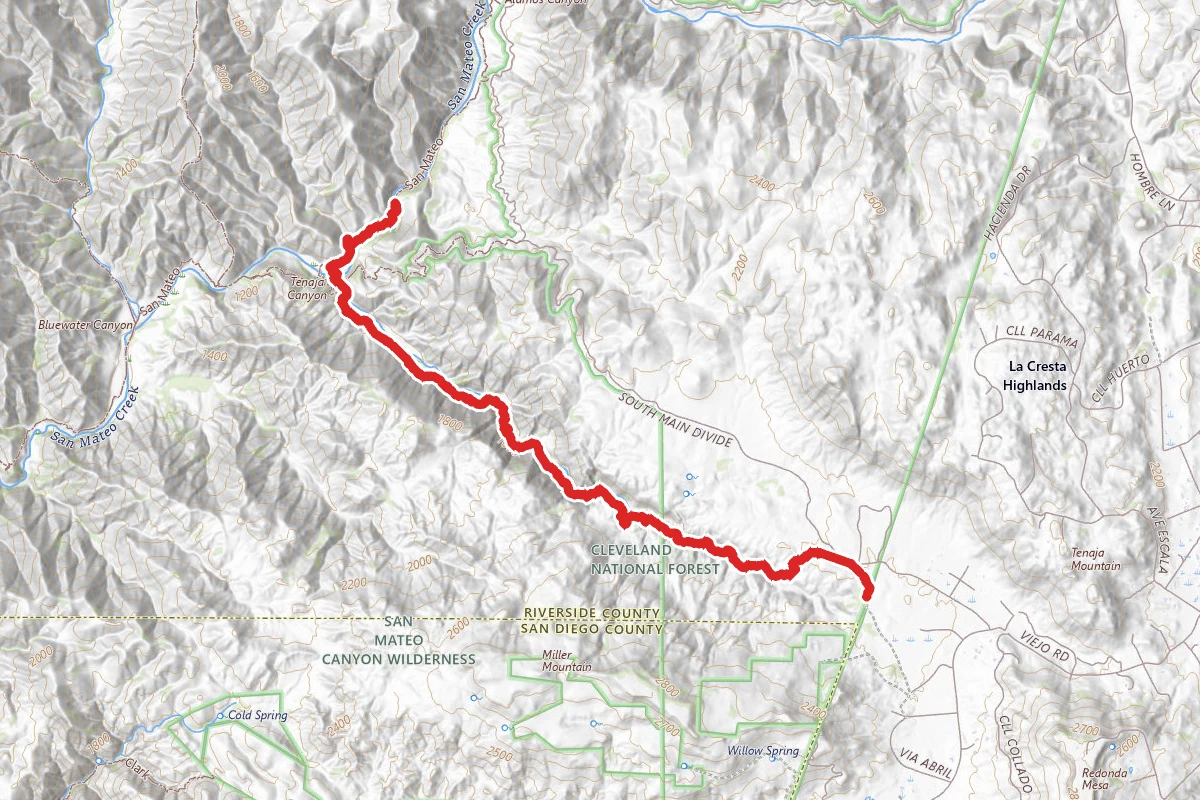 Tenaja Trail