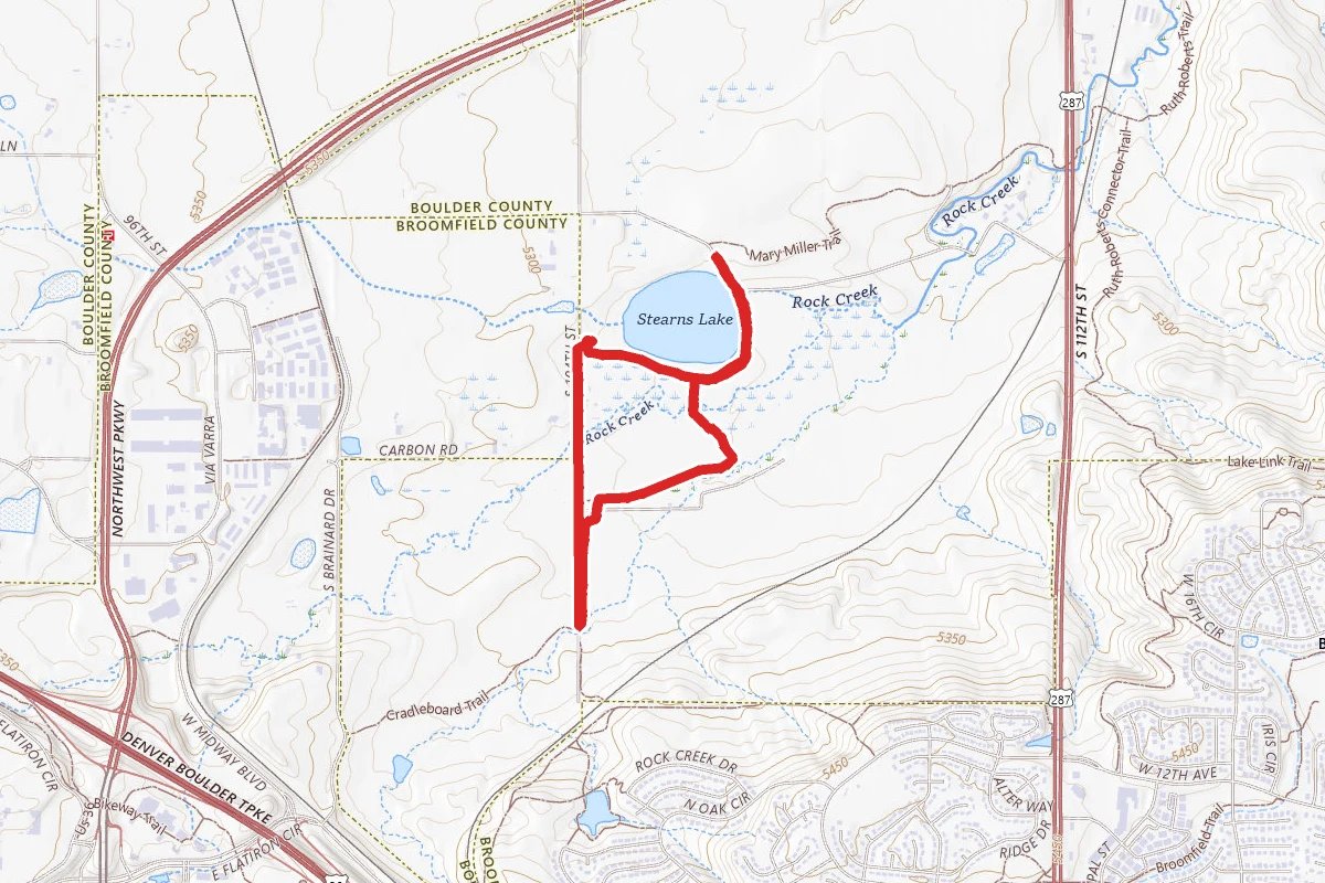 Stearns Lake and Rock Creek Farm