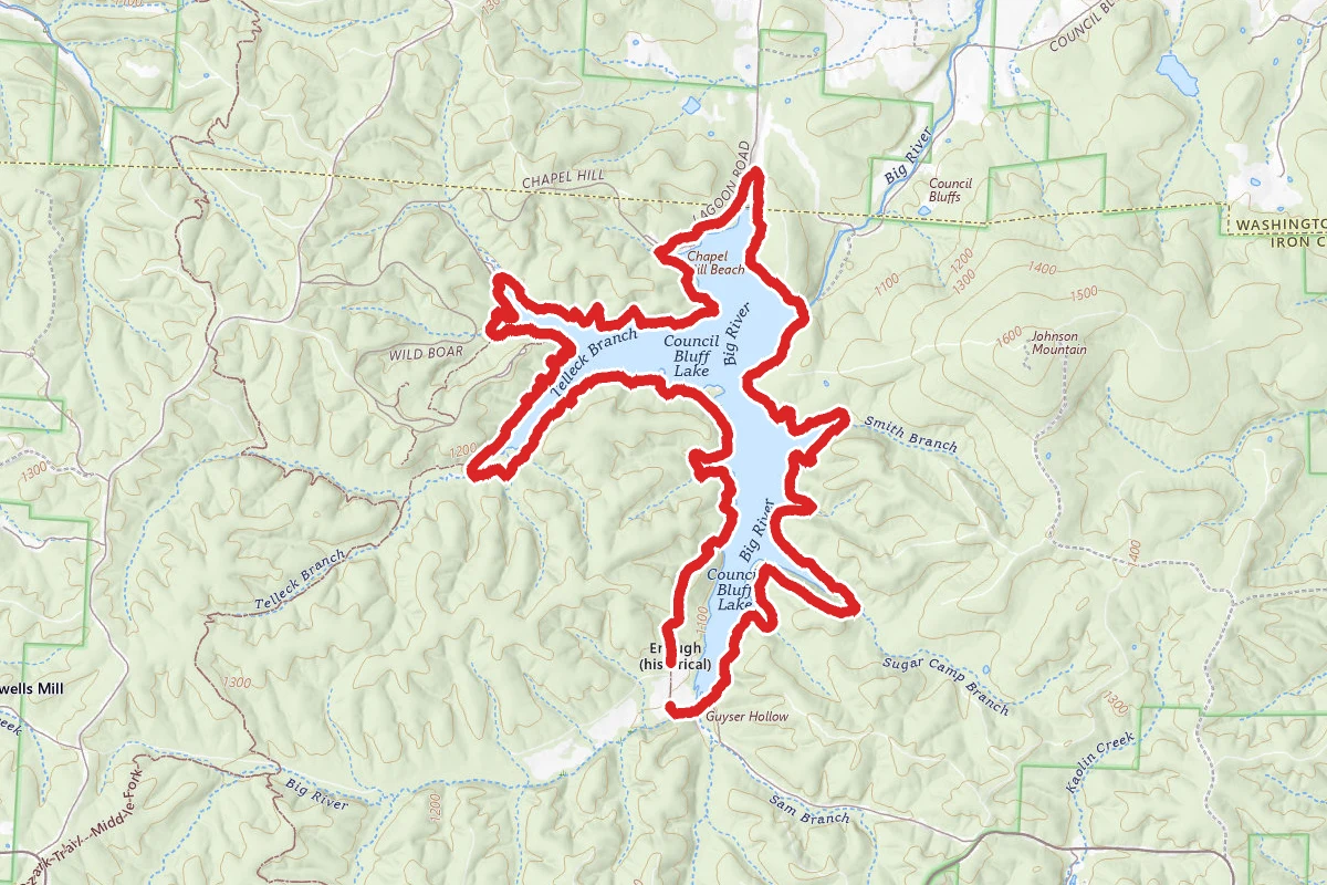 Council Bluff Lake Trail
