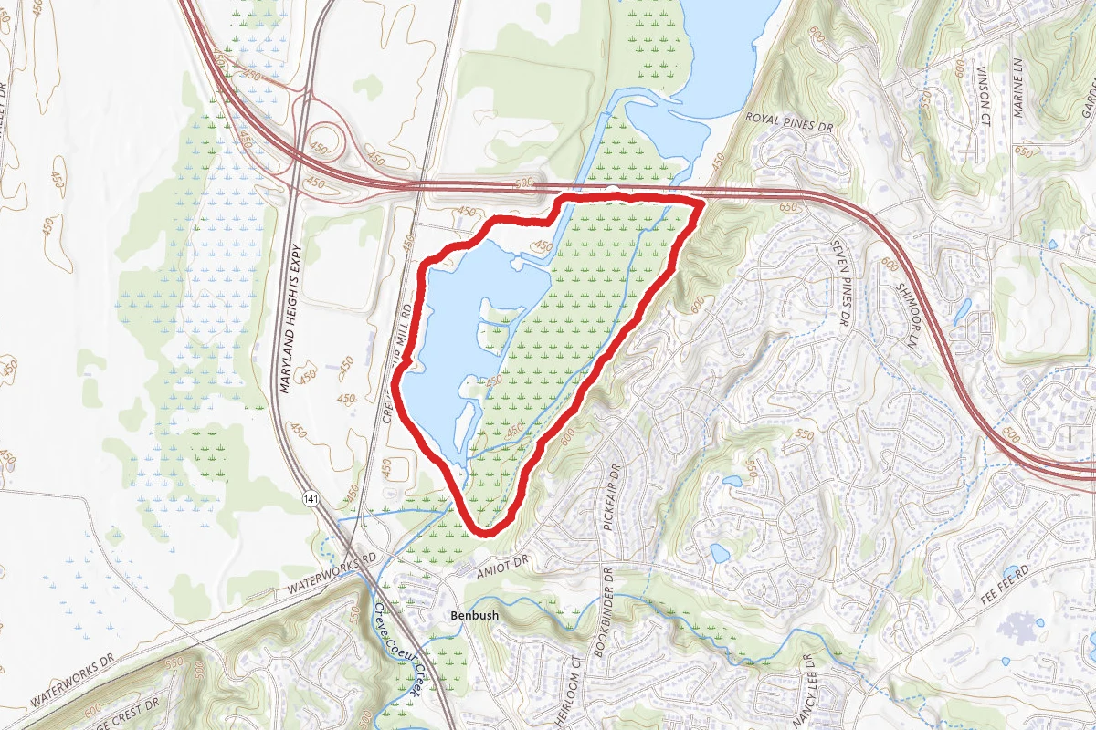 Mallard Lake Loop via Creve Coeur Lake Trail